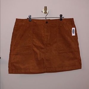 Corduroy Mini Skirt